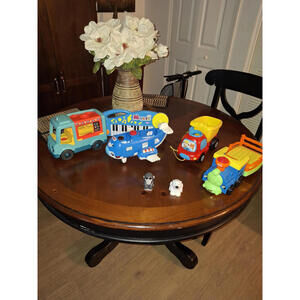 Fisher-Price Vintage Musical Toy Vehicle Set